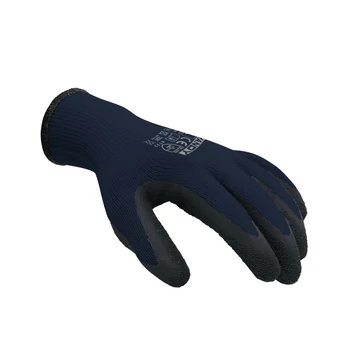 Poliészter kesztyű latex bevonattal L