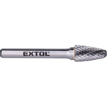 Extol rotormaró íves kerek orrú 10 x 20 mm keresztfogazás