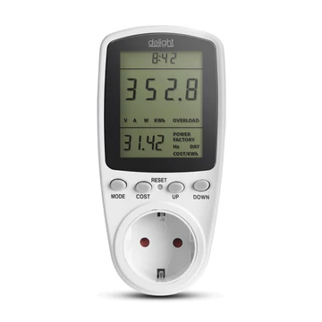 Delight fogyasztásmérő költségszámítás funkcióval 16 A 3680 W