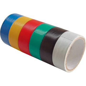 Extol szigetelőszalag 6 db 19 mm x 18 m x 0,13 mm