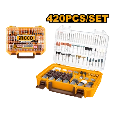 Ingco csiszoló fej készlet 420 db-os