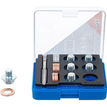BGS olajleeresztő csavarmenet javítókészlet M11 x 1,5 mm