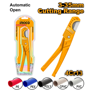 Ingco csővágó olló PVC 3-35 mm