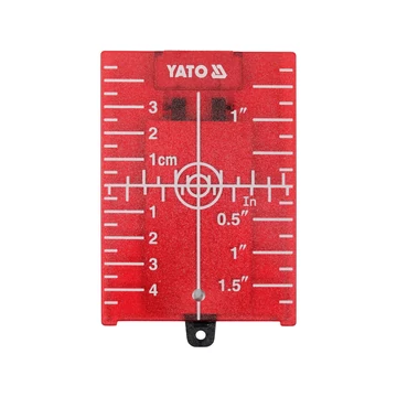 Yato lézer céltábla piros mágneses 105 x 75 mm