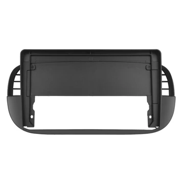 Fiat 500, 9" autórádió beszerelő keret, Fekete, Perfect FIT