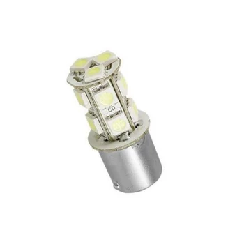 Led izzó 12V 2W BA15S 5050 13 SMD piros