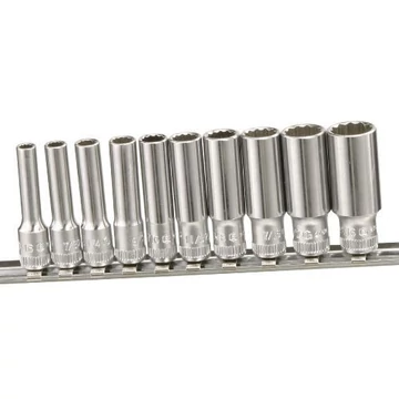 Genius dugókulcs készlet 10 db 1/4" hosszú