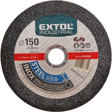 Extol vágókorong 125x1x22.2 mm ipari