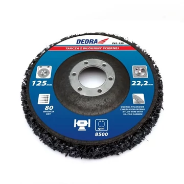 Dedra szövet csiszolókorong 125 mm