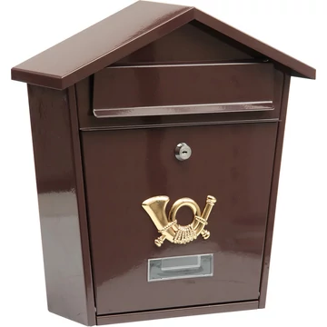 Vorel postaláda 380x320x105 mm barna