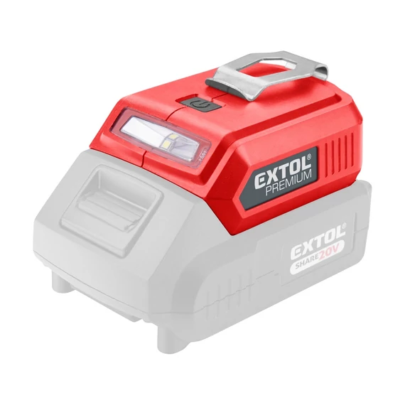Extol töltő adapter USD eszközhöz 20 V / USB