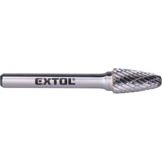 Extol rotormaró íves kerek orrú 10 x 20 mm keresztfogazás