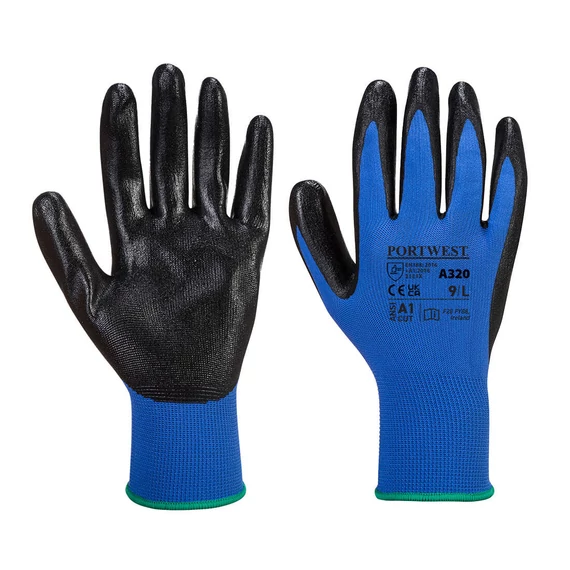 Portwest Dexti-Grip kesztyű kék, S-es méret