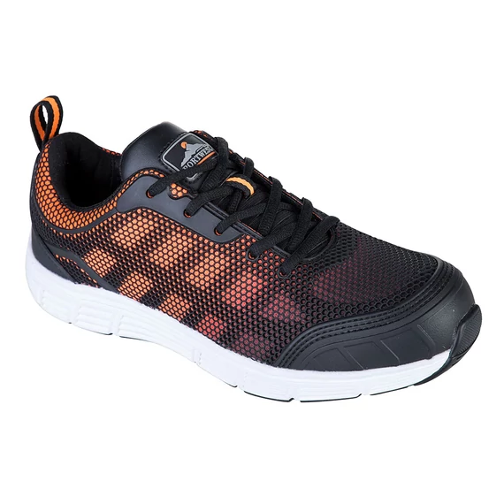 Portwest Steelite Tove Trainer S1P fekete / narancs, 48-es méret