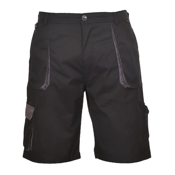 Portwest Portwest Texo Contrast rövidnadrág fekete, 2XL-es méret