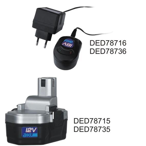 Dedra tartalék töltő 18 V 3 - 5h DED7873B géphez
