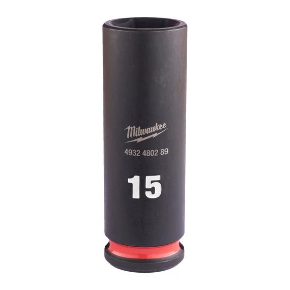 Milwaukee gépi hosszú hatlapú dugókulcs 15,0 mm 3/8"