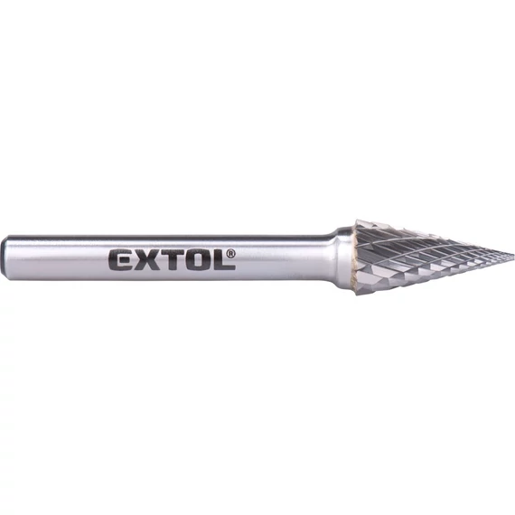 Extol rotormaró kúpos kerek orrú 10 x 20 mm keresztfogazás