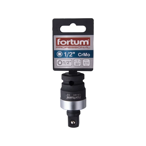 Fortum csuklós légkulcs adapter 1/2" - 1/2"