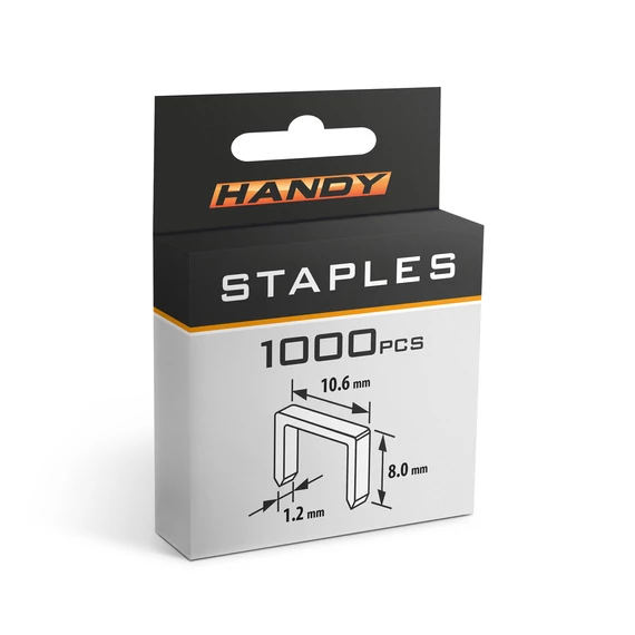 Handy tűzőkapocs 1,2 x 10,6 x 8 mm 1000 db