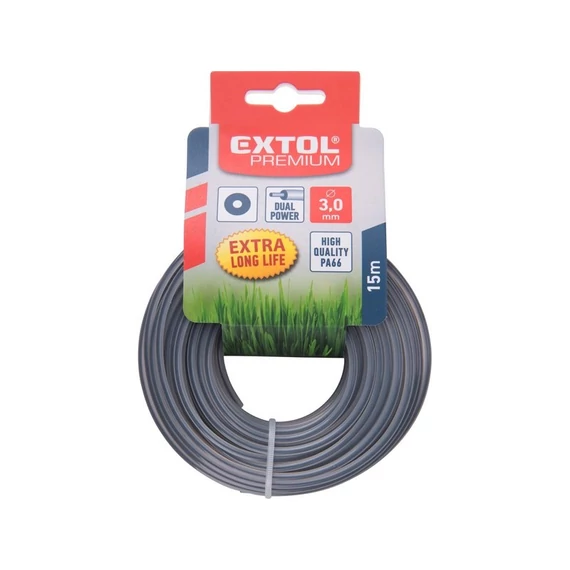 Extol damil szegélynyíróhoz 3.0 mm x 15 m kör
