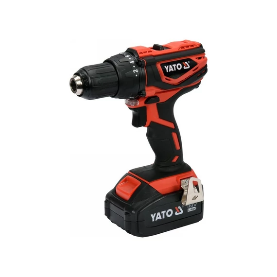 Yato akkumulátoros fúrócsavarozó 40 Nm 2 x 3.0 Ah 18 V