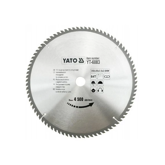 Yato körfűrészlap fához 350 x 30 x 2,5 mm 84T