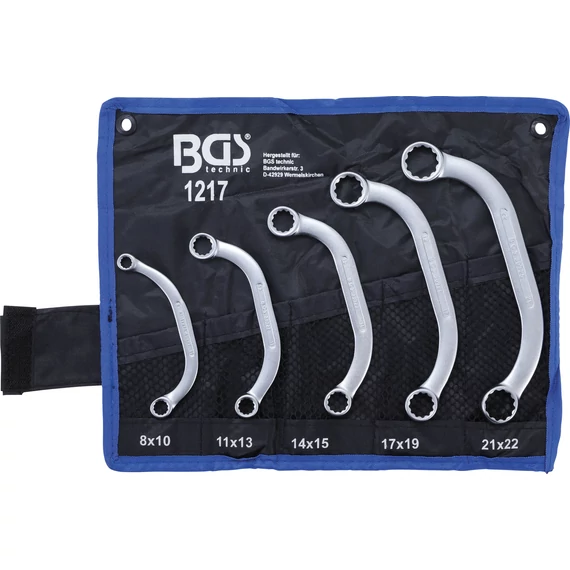 BGS önindítókulcs készlet 8 x 10 - 21 x 22 mm 5 db