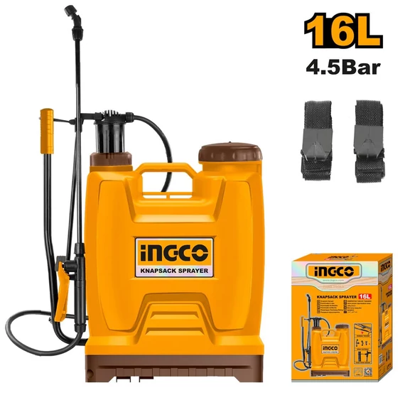 Ingco háti permetező 16 l 4.5 bar