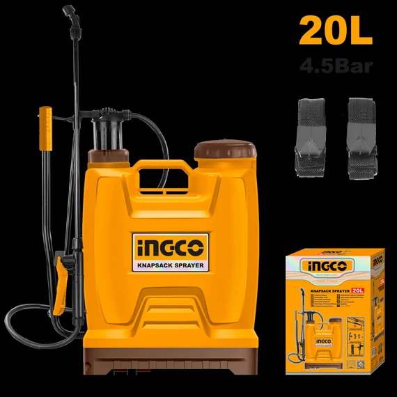 Ingco háti permetező 20 l 4.5 bar