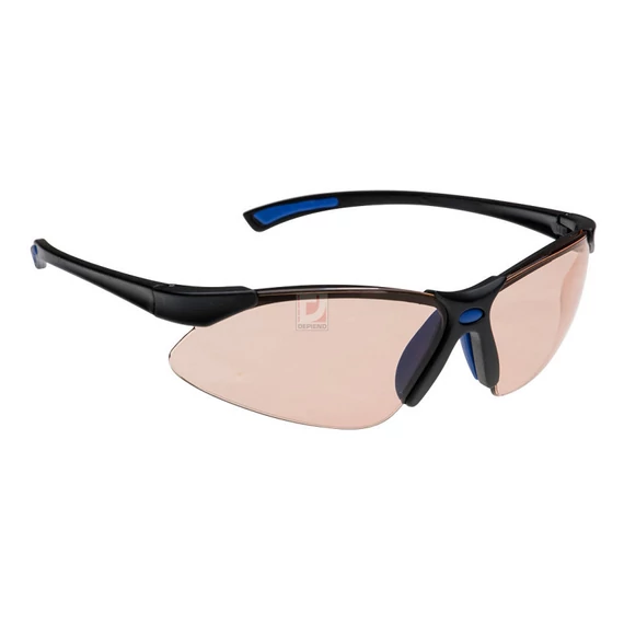 Portwest Blue Light Blocker védőszemüveg barna