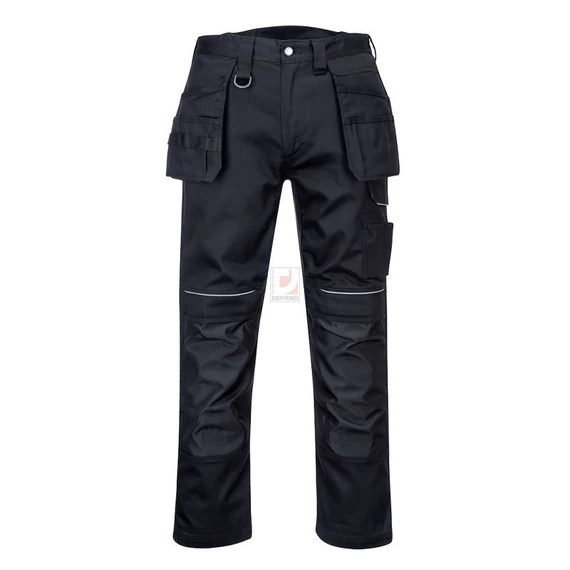 Portwest PW3 Cotton Work Holster nadrág fekete, 38-as méret