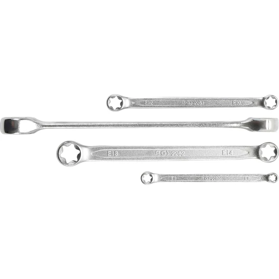 BGS csillagkulcs-készlet torx E6 x E8 - E20 x E24 4 db