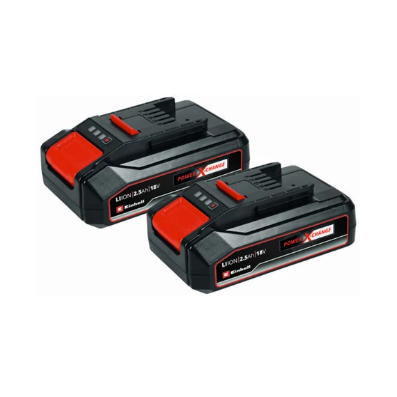 Einhell akkumulátor 2 x 18 V 2.5 Ah Power-X-Change Twinpack