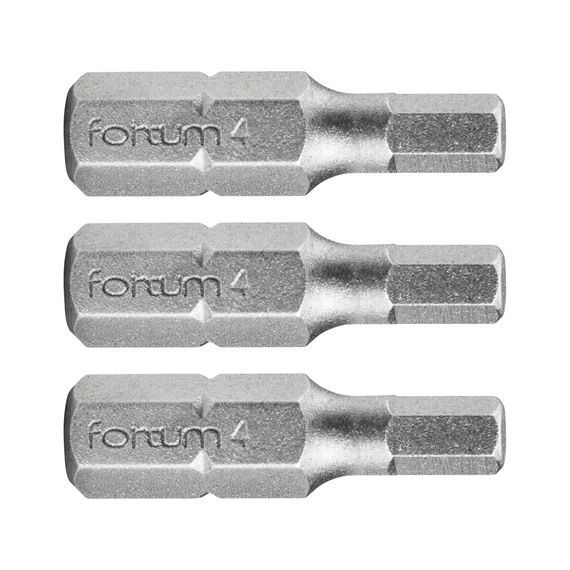 Fortum bit behajtó imbusz H5 x 25 mm 1/4" 3 db