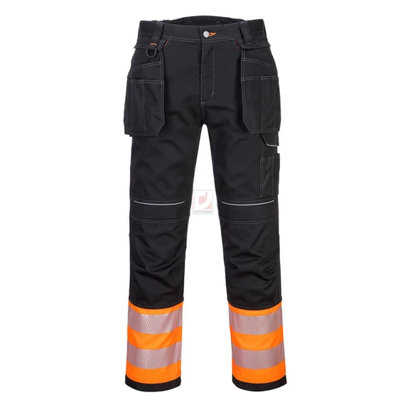 Portwest PW3 Hi-Vis Class 1 Holster nadrág sárga / fekete, 46-os méret