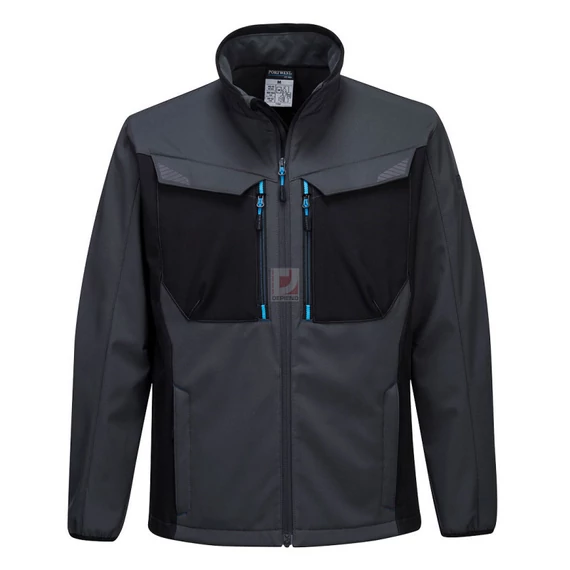 Portwest WX3 Softshell kabát metál szürke, XXL-es méret