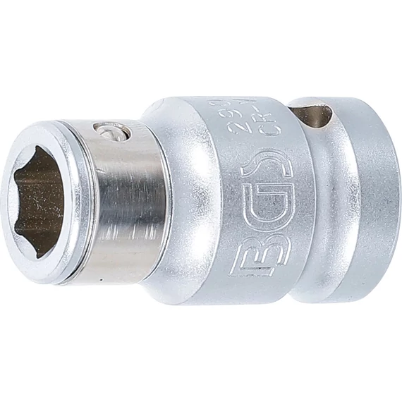 BGS golyós bit adapter 1/2" négyszög - 3/8" hatlapfejű