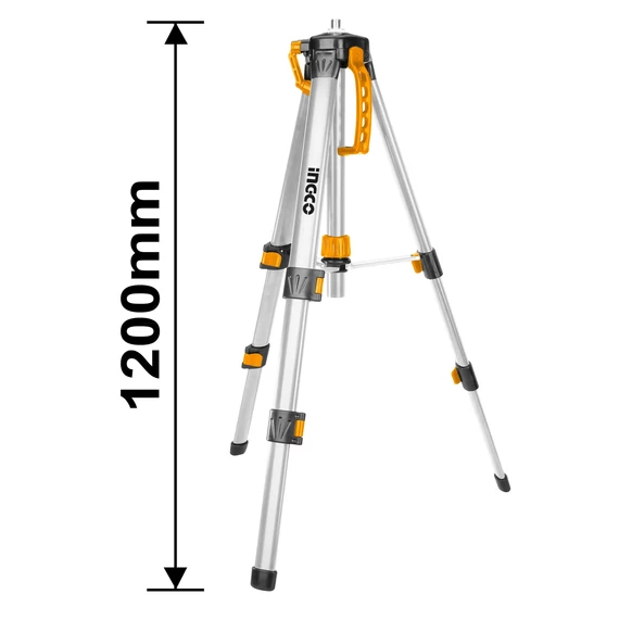 Ingco háromlábú lézerállvány 1,2 m 1/4" - 5/8"