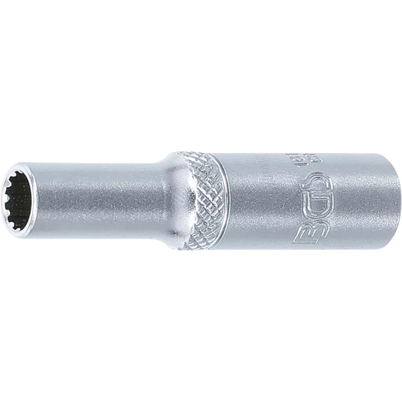 BGS dugókulcs 6 mm 1/4" 12 szögű hosszított "Gear Lock"