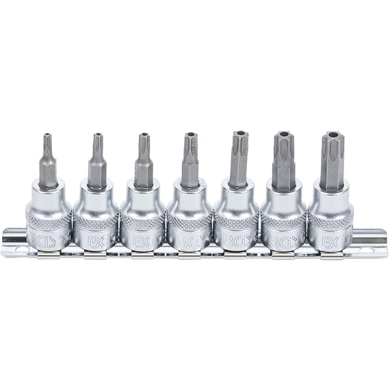 BGS dugókulcs készlet lyukas torx T15 - T50 3/8" 7 db