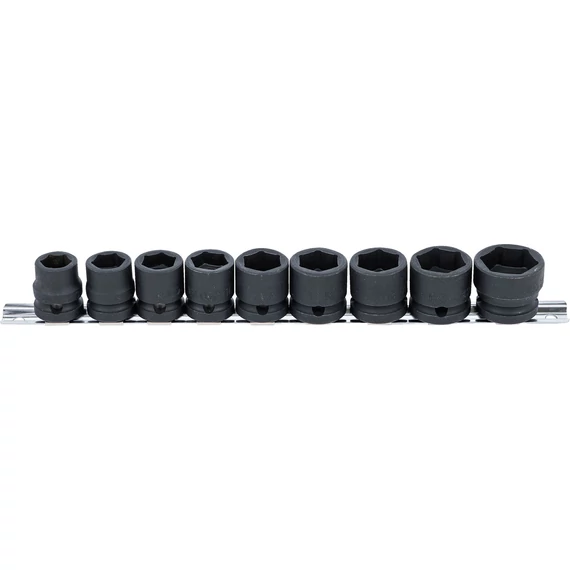 BGS gépi dugókulcs készlet 9 részes 13-24 mm 1/2" hatlapfejű