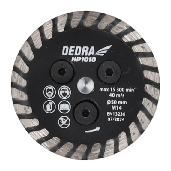 Dedra gyémánt vágótárcsa 50 mm univerzális