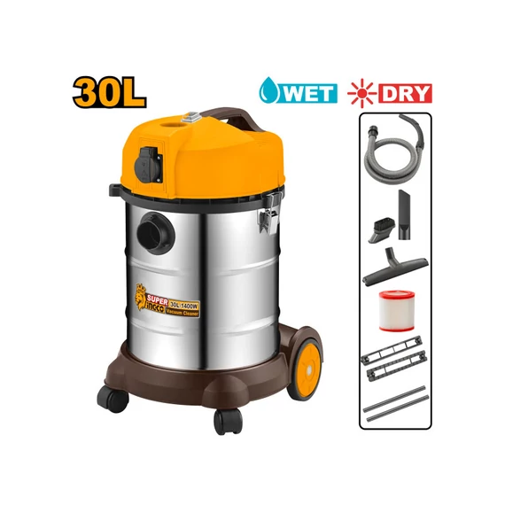 Ingco ipari porszívó 30 l 1400 W