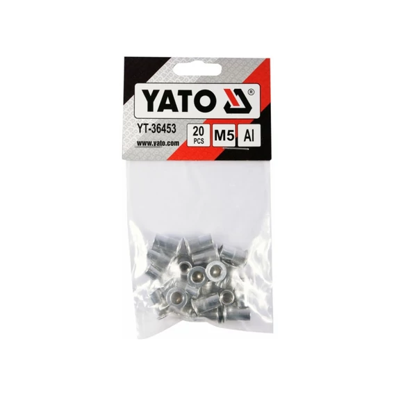 Yato alumínium szegecsanya M5 20 db
