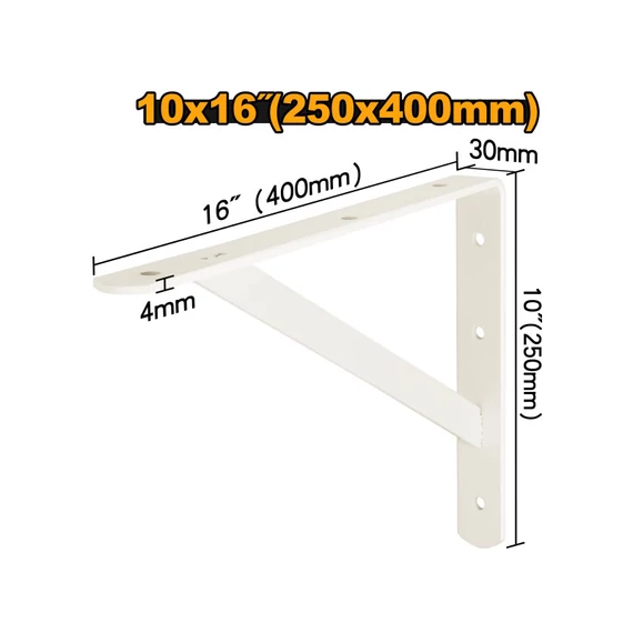 Ingco polctartó konzol 250 x 400 mm erősített