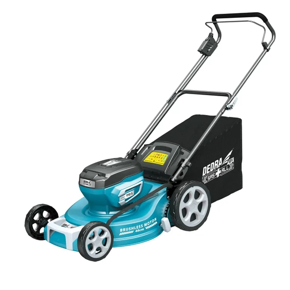 Dedra DED6997X-2A5 akkumulátoros fűnyíró 46 cm 2x18V 5Ah akkumulátorral
