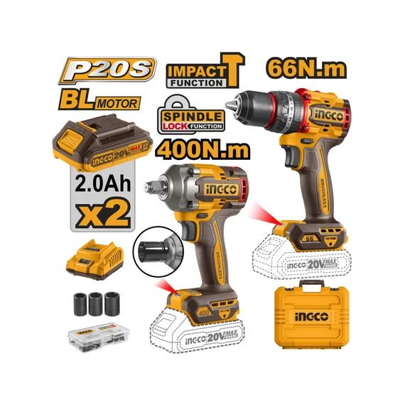 INGCO Akkus erőcsomag 20 V