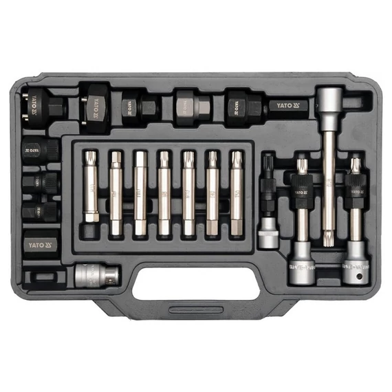 Yato Generátor javító készlet 22 részes 1/2&quot; CrV