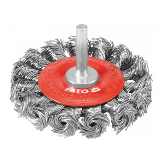 Yato körkefe 75 mm sodrott acél csapos